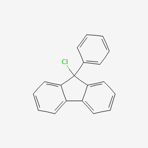 molecular formula C19H13Cl B13153040 9-Chloro-9-phenyl-9H-fluorene CAS No. 25022-99-5