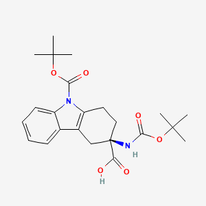 (R,S)-3-Boc-amino-9-boc-1,2,3,4-tetrahydro-carbazole-3-carboxylicacid