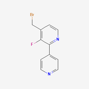 4-(Bromomethyl)-3-fluoro-2,4'-bipyridine