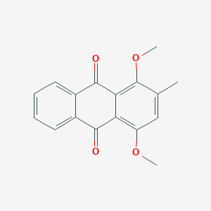 molecular formula C17H14O4 B13153115 1,4-Dimethoxy-2-methylanthracene-9,10-dione CAS No. 52541-72-7