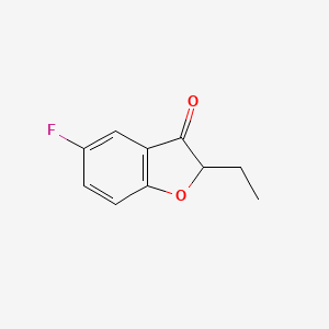 2-Ethyl-5-fluoro-2,3-dihydro-1-benzofuran-3-one