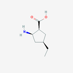 (1S,2R,4R)-2-Amino-4-ethylcyclopentanecarboxylic acid