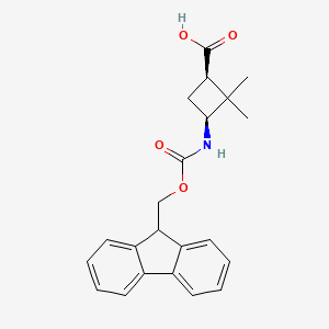 (1R,3S)-3-(9H-fluoren-9-ylmethoxycarbonylamino)-2,2-dimethylcyclobutane-1-carboxylic acid