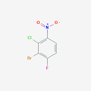 1-Bromo-2-chloro-6-fluoro-3-nitrobenzene