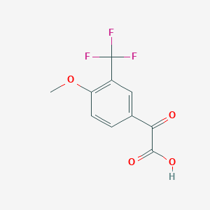 2-(4-Mmethoxy-3-(trifluoromethyl)phenyl)-2-oxoacetic acid