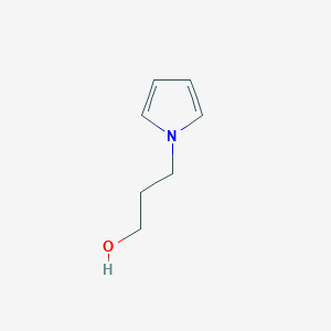 molecular formula C7H11NO B1315318 1-(3-Hydroxypropyl)pyrrole CAS No. 50966-69-3