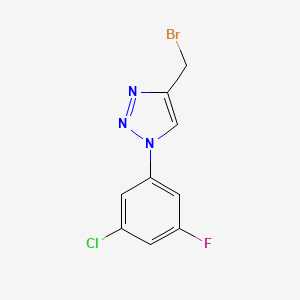 4-(Bromomethyl)-1-(3-chloro-5-fluorophenyl)-1H-1,2,3-triazole