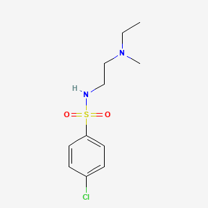 Benzenesulfonamide, 4-chloro-N-[2-(ethylmethylamino)ethyl]-