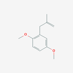 molecular formula C12H16O2 B1315324 3-(2,5-Dimethoxyphenyl)-2-methyl-1-propene CAS No. 35205-21-1
