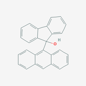 molecular formula C27H18O B13153255 9-(Anthracen-9-yl)-9H-fluoren-9-ol 