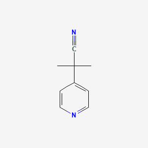 molecular formula C9H10N2 B1315326 2-甲基-2-(吡啶-4-基)丙腈 CAS No. 79757-31-6