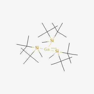 Tris(di-tert-butyl(methyl)silyl)gallium