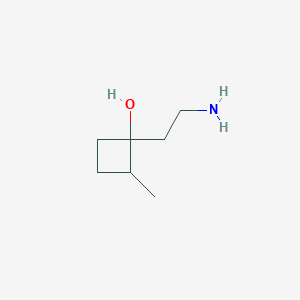 1-(2-Aminoethyl)-2-methylcyclobutan-1-ol