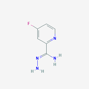 N-amino-4-fluoropyridine-2-carboximidamide