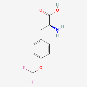 (2S)-2-amino-3-[4-(difluoromethoxy)phenyl]propanoic acid