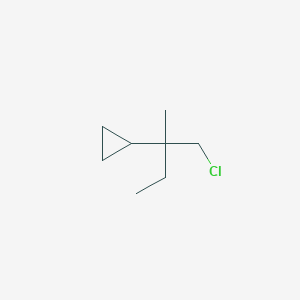 (1-Chloro-2-methylbutan-2-yl)cyclopropane