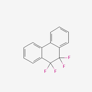 molecular formula C14H8F4 B1315339 9,9,10,10-四氟-9,10-二氢菲 CAS No. 14205-64-2