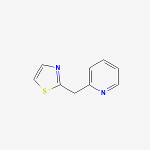 molecular formula C9H8N2S B13153390 2-(1,3-Thiazol-2-ylmethyl)pyridine 