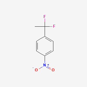 molecular formula C8H7F2NO2 B1315340 1-(1,1-Difluoroethyl)-4-nitrobenzene CAS No. 32471-55-9