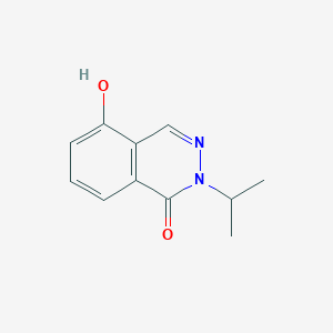 molecular formula C11H12N2O2 B13153417 5-Hydroxy-2-(propan-2-yl)-1,2-dihydrophthalazin-1-one 