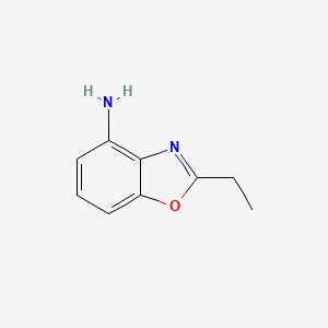 molecular formula C9H10N2O B1315342 2-乙基-1,3-苯并噁唑-4-胺 CAS No. 477603-35-3