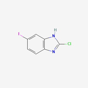 B1315344 2-Chloro-5-iodo-1H-benzo[d]imidazole CAS No. 256518-97-5
