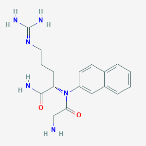 (S)-2-(2-Amino-N-(naphthalen-2-yl)acetamido)-5-guanidinopentanamide