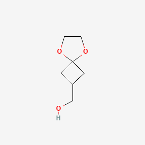 molecular formula C7H12O3 B1315346 5,8-二氧杂螺[3.4]辛烷-2-甲醇 CAS No. 545882-60-8