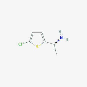 (1R)-1-(5-chlorothiophen-2-yl)ethan-1-amine