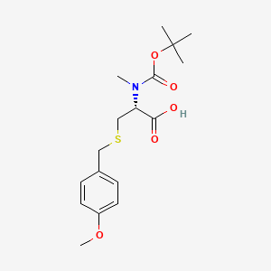 (R)-2-((tert-Butoxycarbonyl)(methyl)amino)-3-((4-methoxybenzyl)thio)propanoic acid