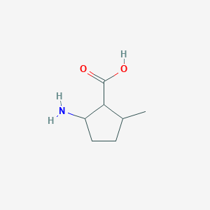 2-Amino-5-methylcyclopentane-1-carboxylic acid