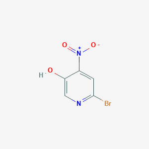 molecular formula C5H3BrN2O3 B13153616 6-Bromo-4-nitropyridin-3-ol 