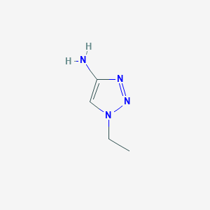molecular formula C4H8N4 B1315362 1-Ethyl-1H-1,2,3-triazol-4-amine CAS No. 802915-18-0