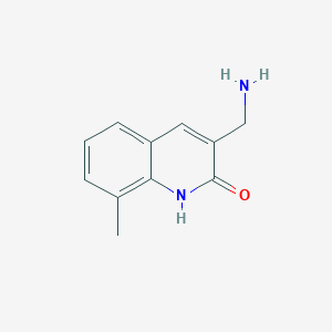 3-(Aminomethyl)-8-methyl-1,2-dihydroquinolin-2-one