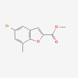 Methyl 5-bromo-7-methyl-1-benzofuran-2-carboxylate