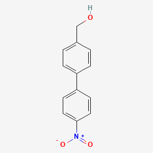 molecular formula C13H11NO3 B1315369 (4'-Nitro[1,1'-biphenyl]-4-yl)methanol CAS No. 62037-99-4