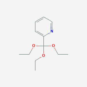 molecular formula C12H19NO3 B13153690 2-(Triethoxymethyl)pyridine 