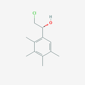 (1R)-2-Chloro-1-(2,3,4,5-tetramethylphenyl)ethan-1-ol