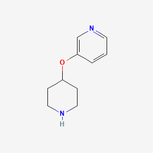 molecular formula C10H14N2O B1315372 3-(哌啶-4-氧基)吡啶 CAS No. 310881-48-2