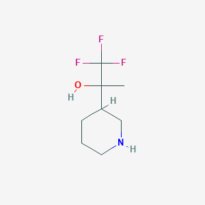 1,1,1-Trifluoro-2-(piperidin-3-yl)propan-2-ol