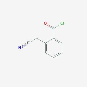 molecular formula C9H6ClNO B1315378 2-(Cyanomethyl)benzoyl chloride CAS No. 690229-60-8