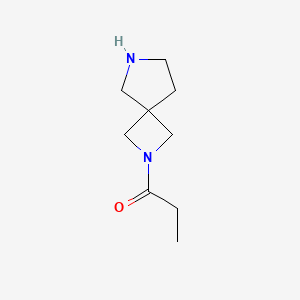 1-{2,6-Diazaspiro[3.4]octan-2-yl}propan-1-one