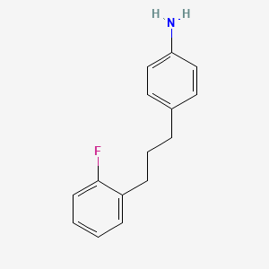 4-[3-(2-Fluorophenyl)propyl]aniline