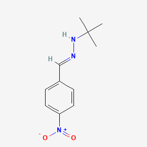 1-(tert-Butyl)-2-(4-nitrobenzylidene)hydrazine