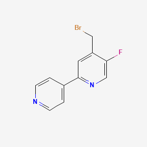 4-(Bromomethyl)-5-fluoro-2,4'-bipyridine