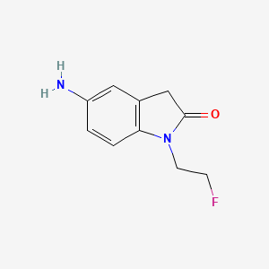 5-Amino-1-(2-fluoroethyl)-1,3-dihydro-2h-indol-2-one