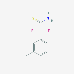 2,2-Difluoro-2-(3-methylphenyl)ethanethioamide