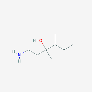 1-Amino-3,4-dimethylhexan-3-ol