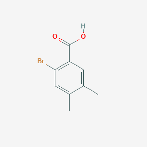 molecular formula C9H9BrO2 B13153981 2-Bromo-4,5-dimethylbenzoic acid 