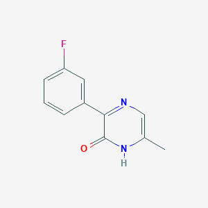 3-(3-Fluorophenyl)-6-methyl-1,2-dihydropyrazin-2-one